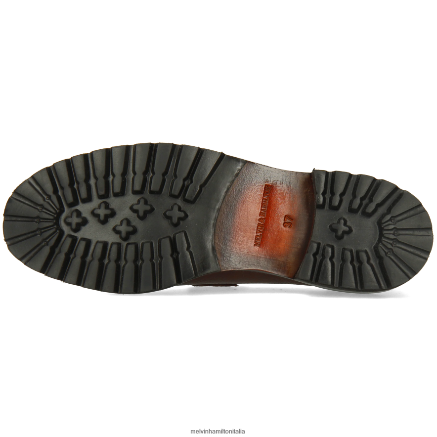 esso Melvin & Hamilton donne regina 14 marrone mocassini L80P2P1371