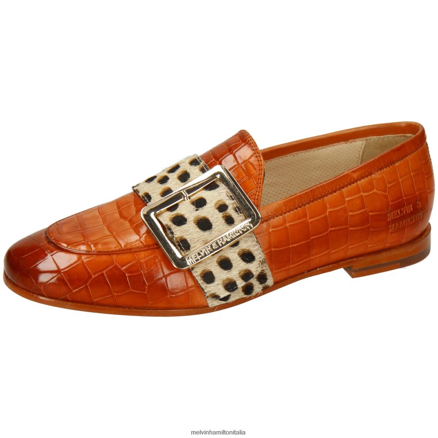 esso Melvin & Hamilton donne scarlatta 21 arancia mocassini L80P2P1370