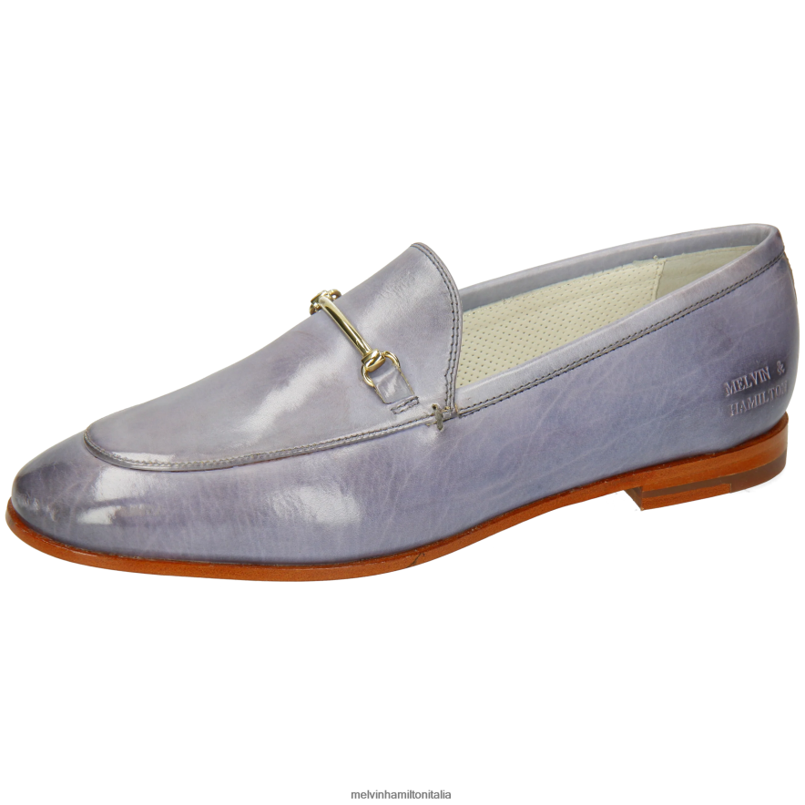 esso Melvin & Hamilton donne scarlatta 22 grigio mocassini L80P2P1373