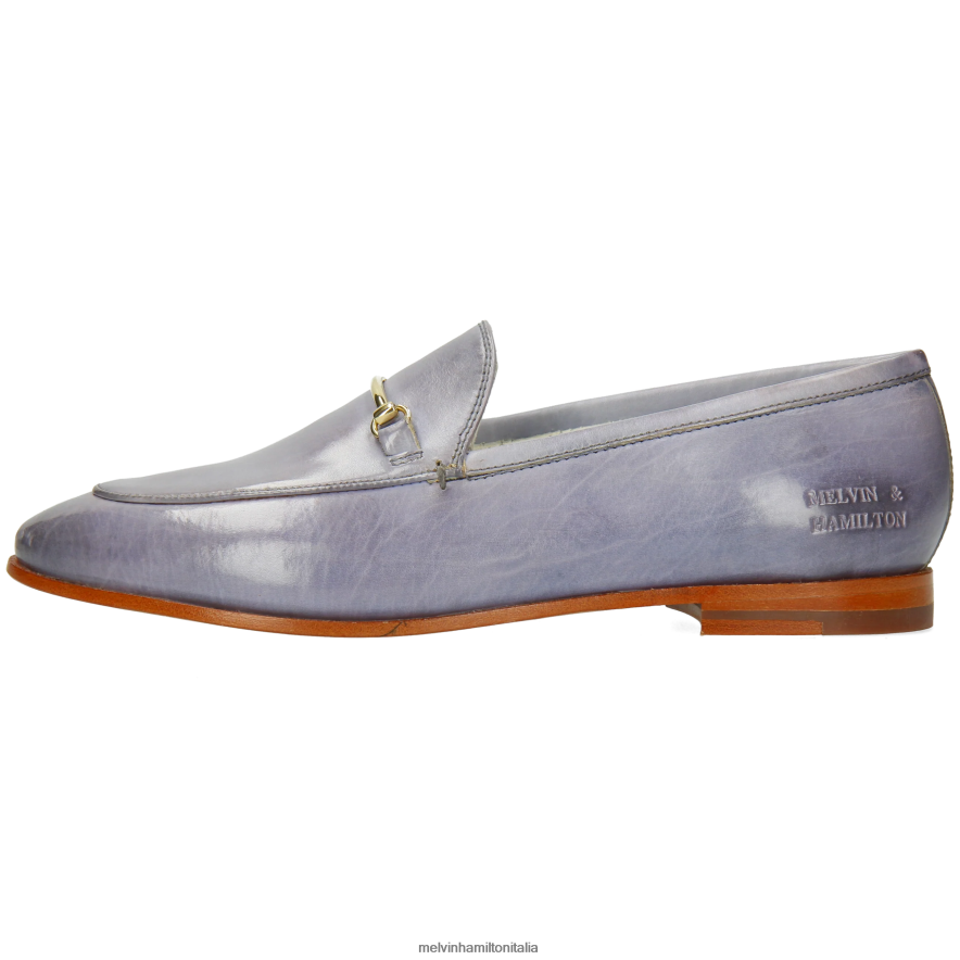 esso Melvin & Hamilton donne scarlatta 22 grigio mocassini L80P2P1373