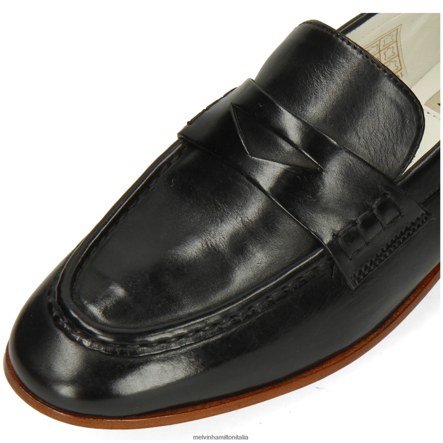 esso Melvin & Hamilton donne scarlatta 70 nero mocassini L80P2P1330