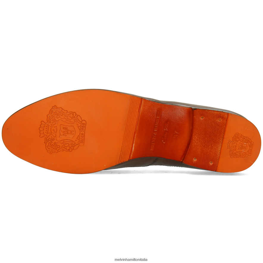 esso Melvin & Hamilton donne selina 3 marrone mocassini L80P2P1313