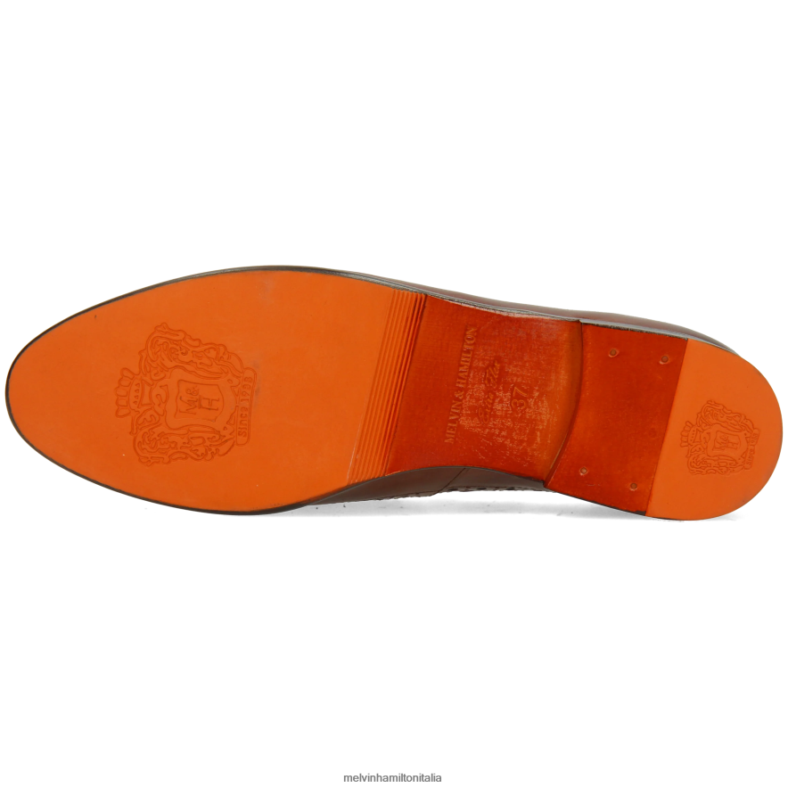 esso Melvin & Hamilton donne selina 3 marrone mocassini L80P2P1316