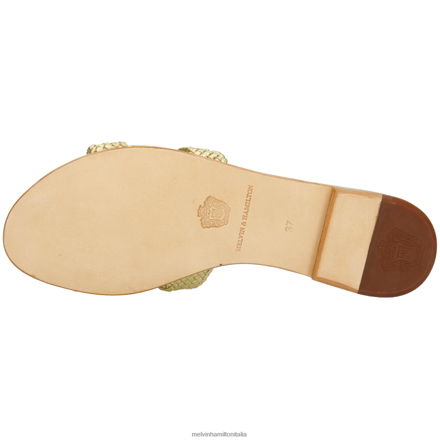 esso Melvin & Hamilton donne Anna 83 oro muli DLT2BB1592