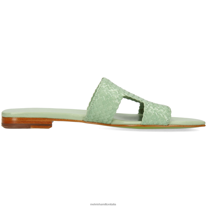 esso Melvin & Hamilton donne Brooke7 verde muli DLT2BB1556