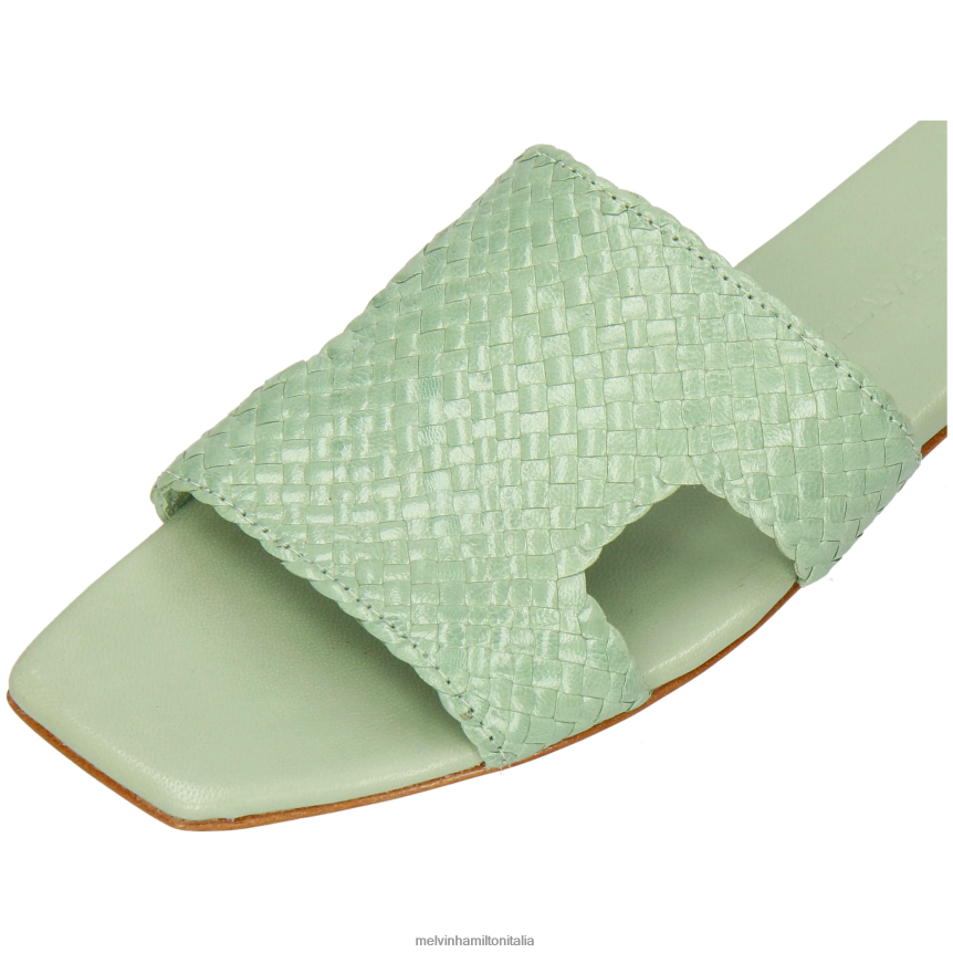 esso Melvin & Hamilton donne Brooke7 verde muli DLT2BB1556