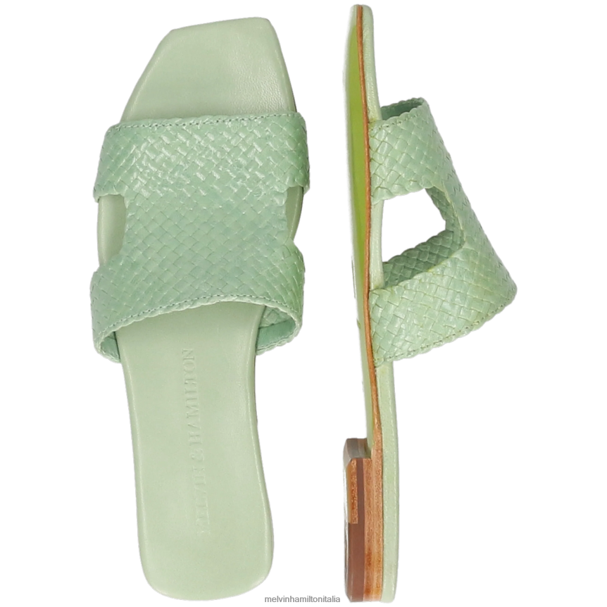 esso Melvin & Hamilton donne Brooke7 verde muli DLT2BB1556