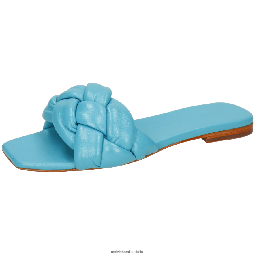 esso Melvin & Hamilton donne Brooke 10 turchese muli L80P2P1589