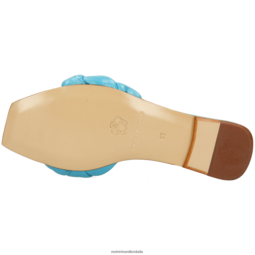 esso Melvin & Hamilton donne Brooke 10 turchese muli L80P2P1589