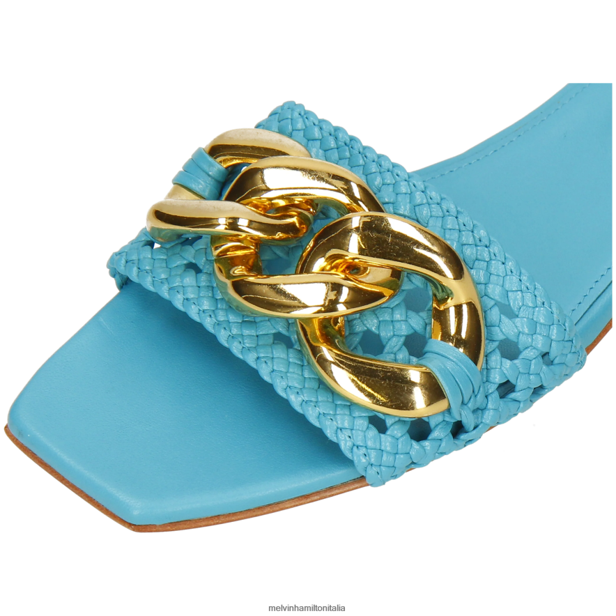 esso Melvin & Hamilton donne Brooke 12 turchese muli L80P2P1603