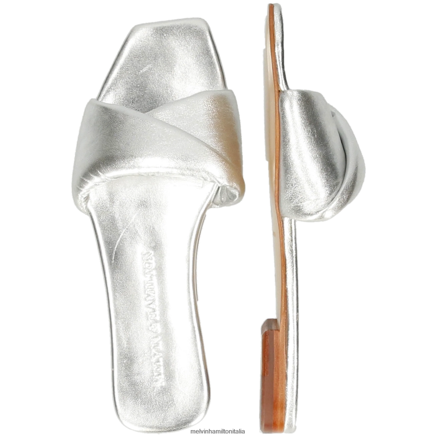 esso Melvin & Hamilton donne Brooke 13 argento muli L80P2P1588