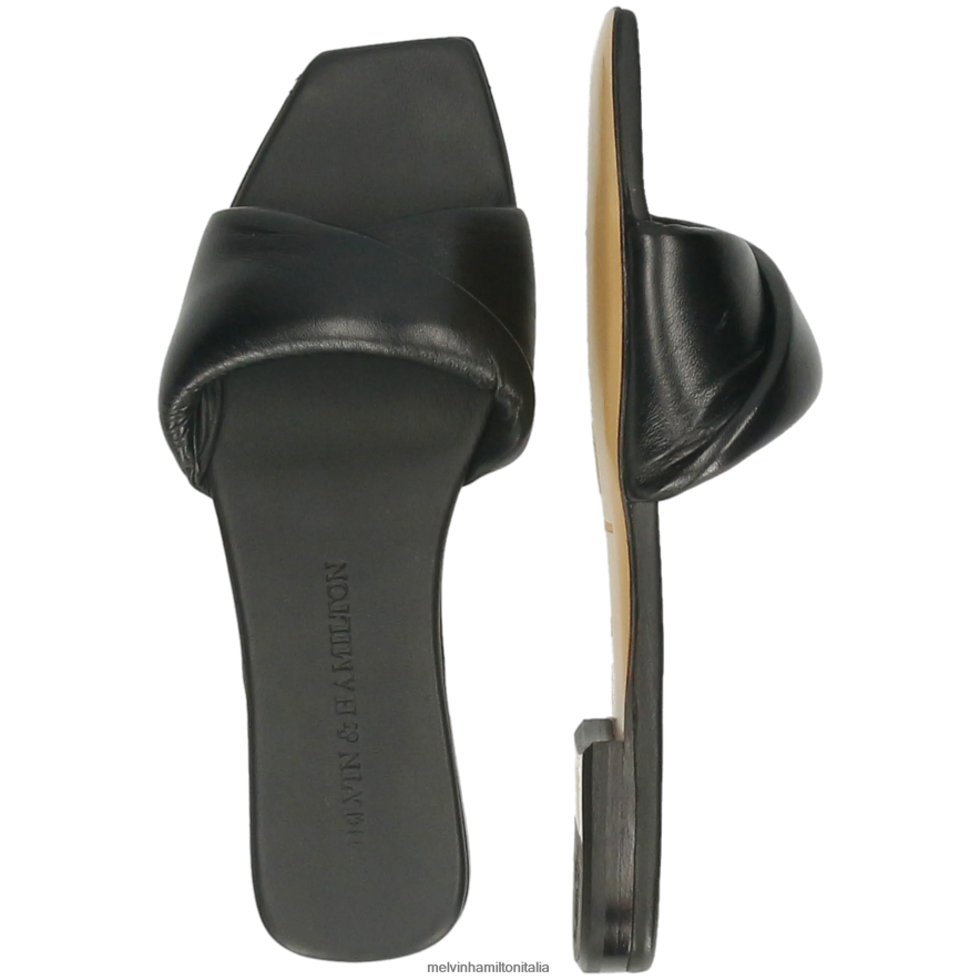 esso Melvin & Hamilton donne Brooke 13 nero muli L80P2P1560