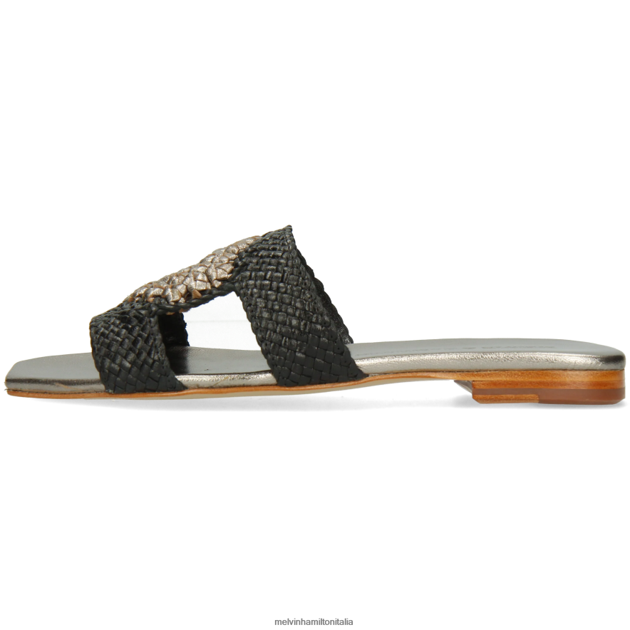 esso Melvin & Hamilton donne Brooke 16 nero muli L80P2P1578