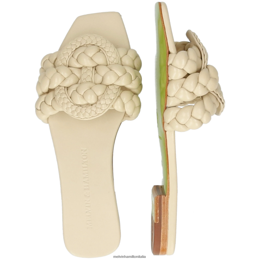 esso Melvin & Hamilton donne Brooke 2 beige muli L80P2P1573