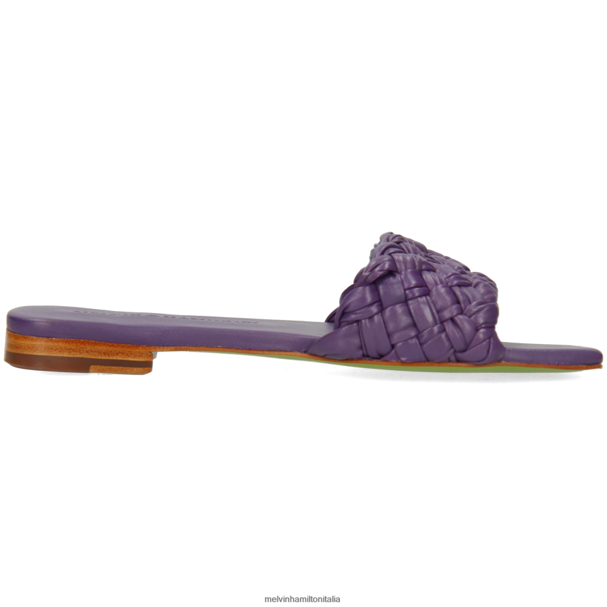 esso Melvin & Hamilton donne Brooke 5 viola muli L80P2P1558