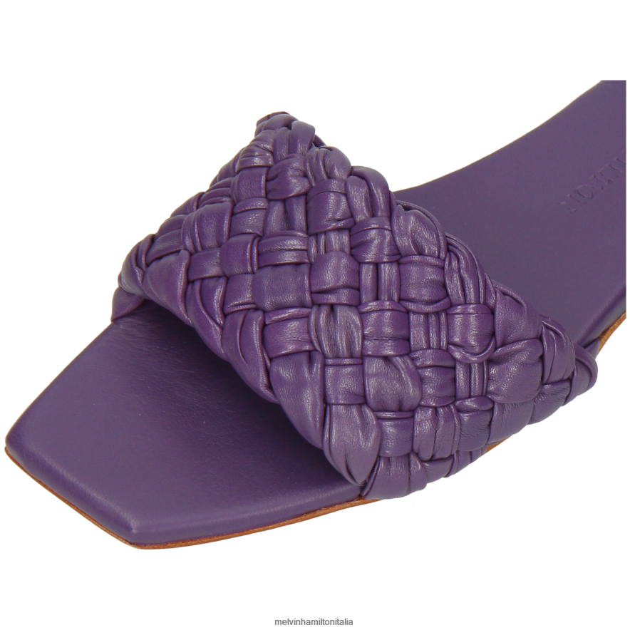 esso Melvin & Hamilton donne Brooke 5 viola muli L80P2P1558