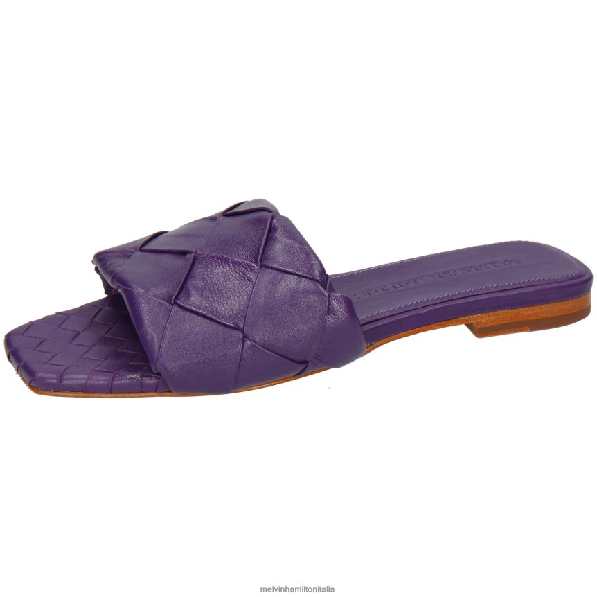 esso Melvin & Hamilton donne Brooke 9 viola muli DLT2BB1604