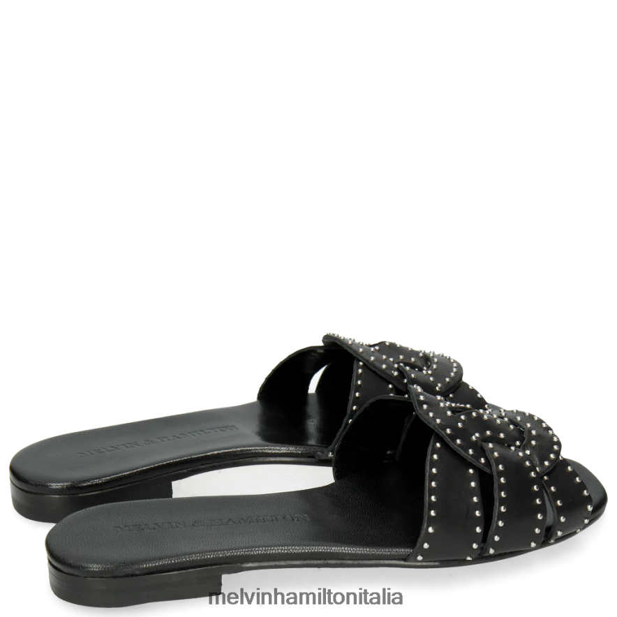 esso Melvin & Hamilton donne Elodie 13 nero muli L80P2P1768