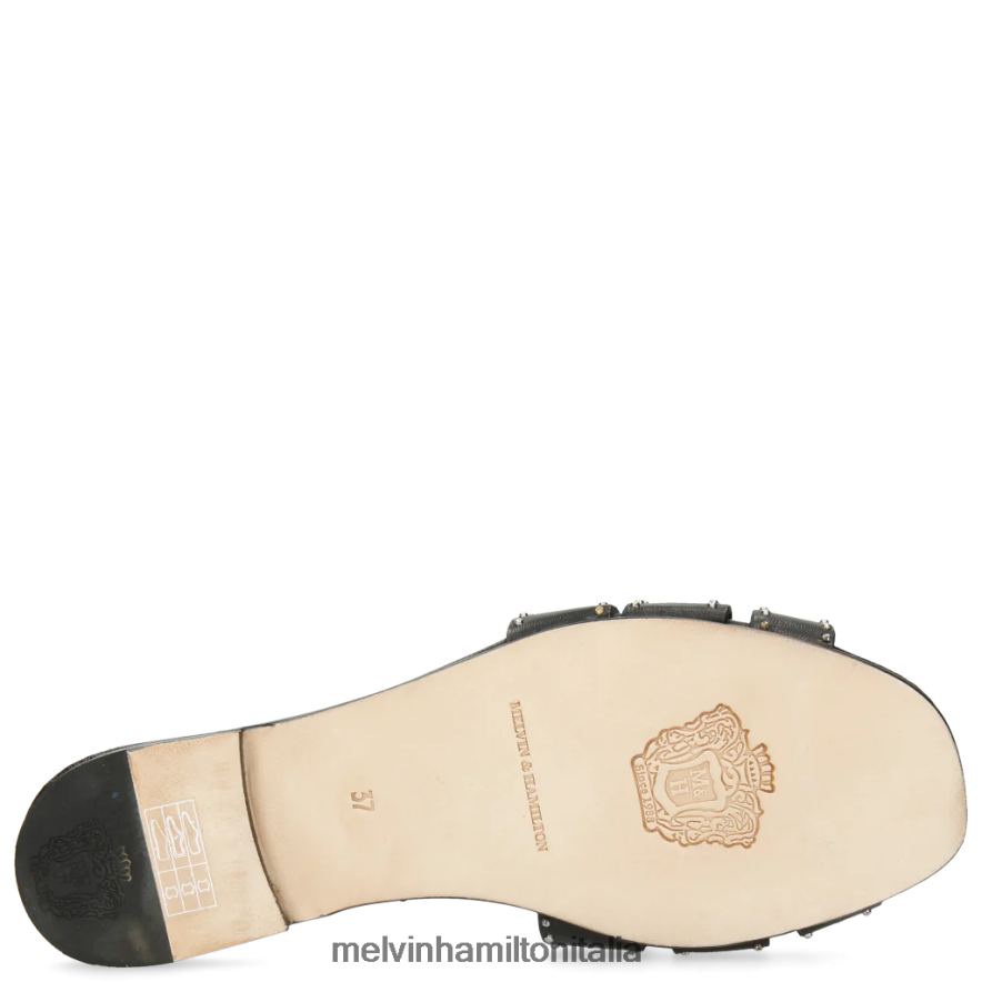 esso Melvin & Hamilton donne Elodie 13 nero muli L80P2P1768