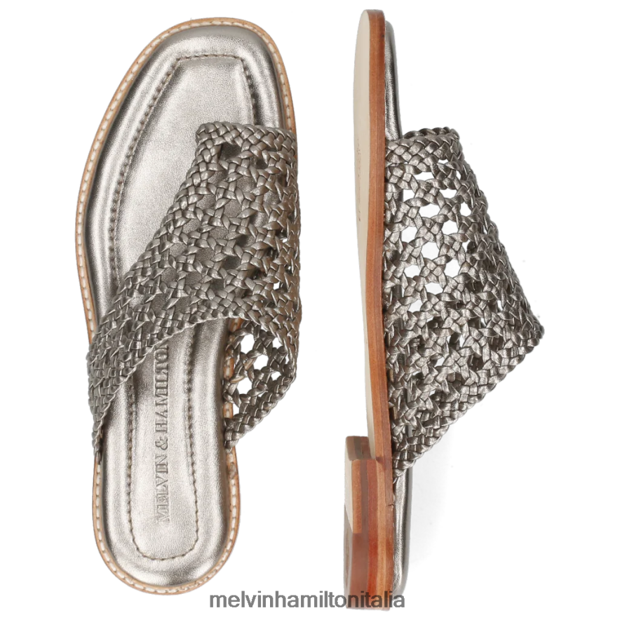 esso Melvin & Hamilton donne Elodie 16 argento muli L80P2P1749