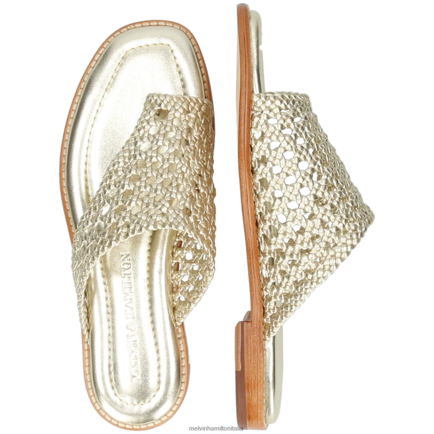 esso Melvin & Hamilton donne Elodie 16 oro muli DLT2BB1561