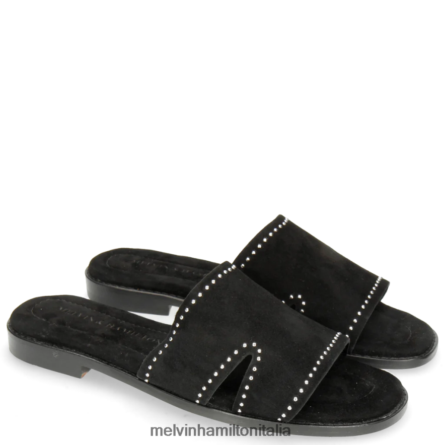 esso Melvin & Hamilton donne Elodie 20 nero muli L80P2P1701