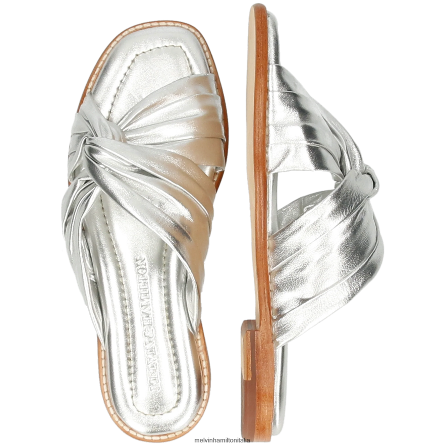 esso Melvin & Hamilton donne Elodie 22 argento muli L80P2P1553