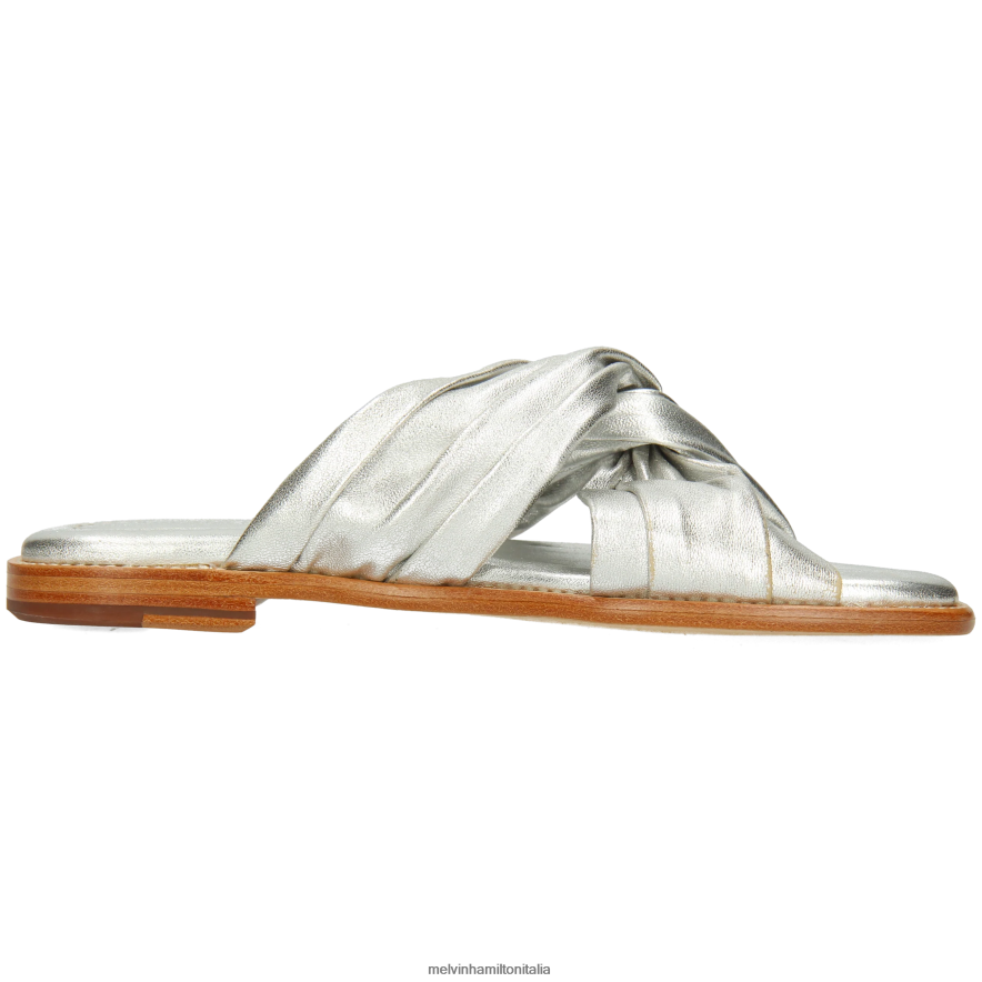 esso Melvin & Hamilton donne Elodie 22 argento muli L80P2P1614