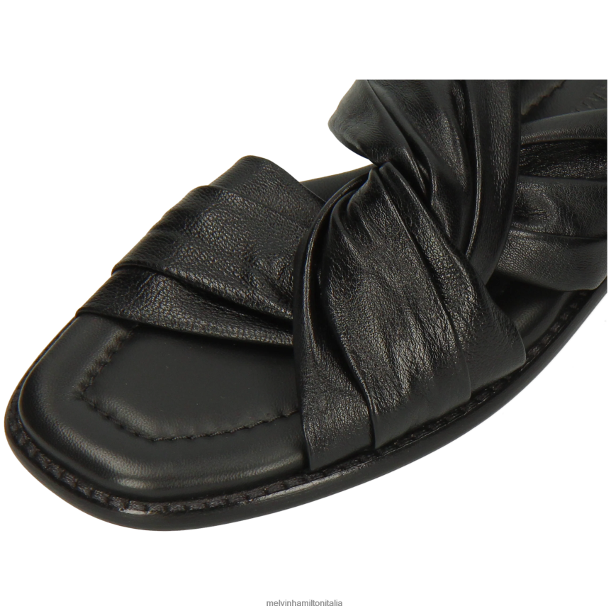 esso Melvin & Hamilton donne Elodie 22 nero muli DLT2BB1617