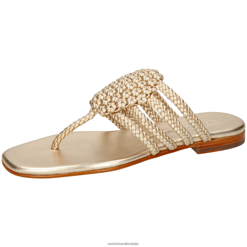 esso Melvin & Hamilton donne Elodie 61 oro muli DLT2BB1545