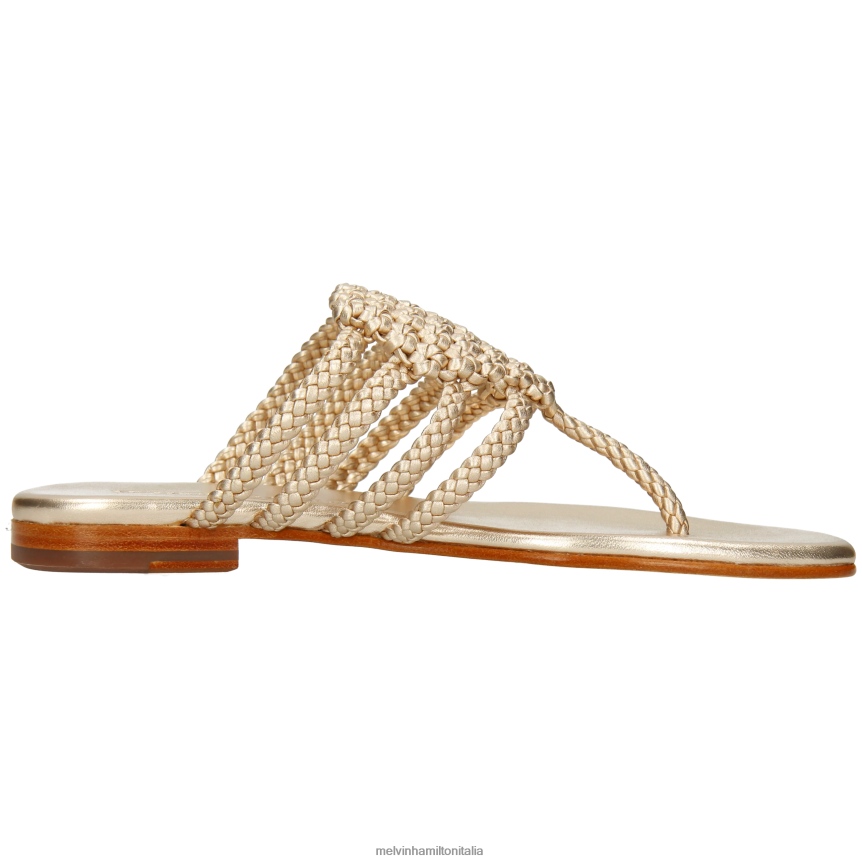 esso Melvin & Hamilton donne Elodie 61 oro muli DLT2BB1545