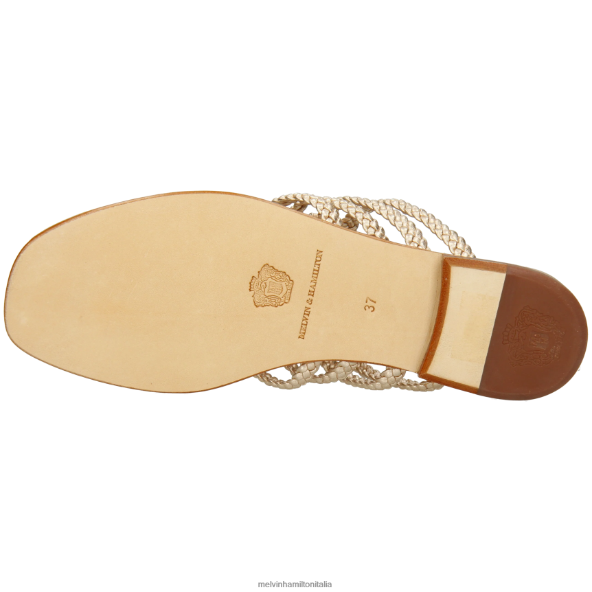 esso Melvin & Hamilton donne Elodie 61 oro muli DLT2BB1545