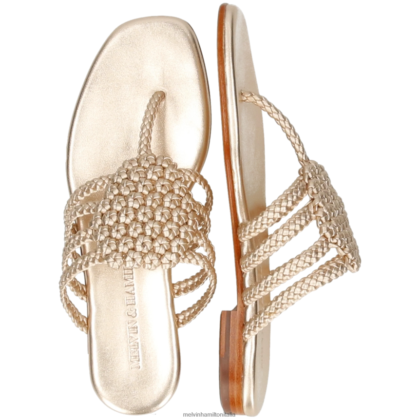 esso Melvin & Hamilton donne Elodie 61 oro muli DLT2BB1545