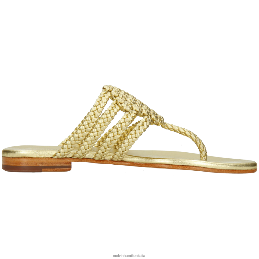 esso Melvin & Hamilton donne Elodie 61 oro muli DLT2BB1567