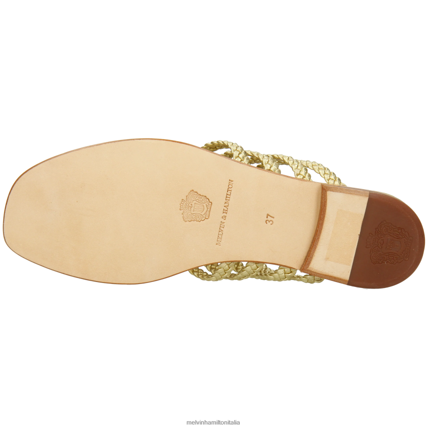 esso Melvin & Hamilton donne Elodie 61 oro muli DLT2BB1567