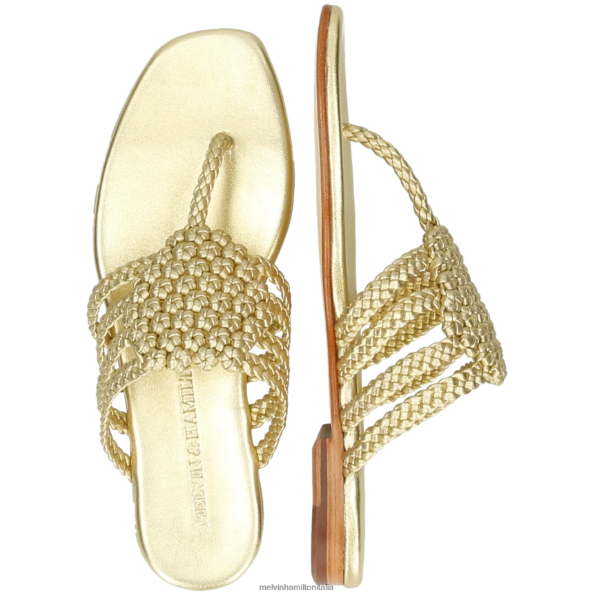 esso Melvin & Hamilton donne Elodie 61 oro muli DLT2BB1567