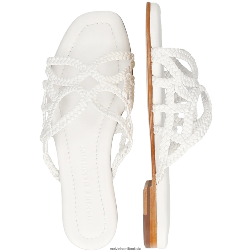 esso Melvin & Hamilton donne Elodie 64 bianco muli L80P2P1555