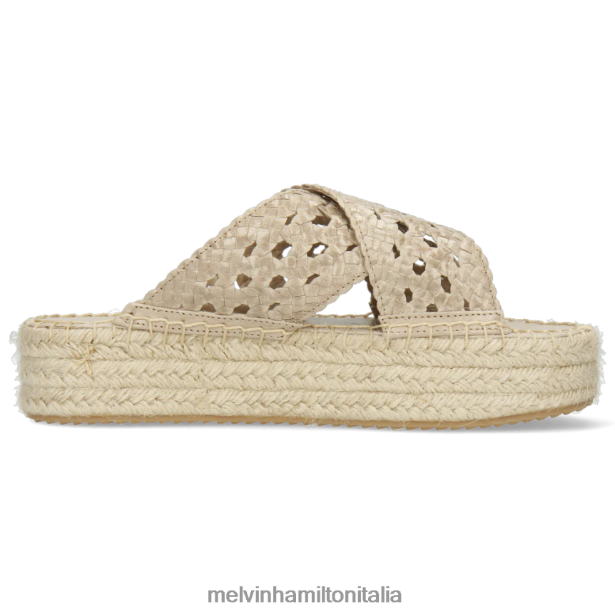 esso Melvin & Hamilton donne Emilia 3 beige muli DLT2BB1719