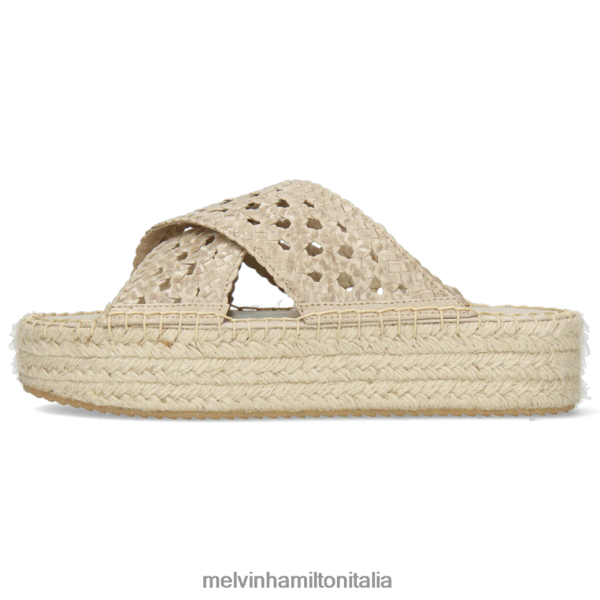 esso Melvin & Hamilton donne Emilia 3 beige muli DLT2BB1719