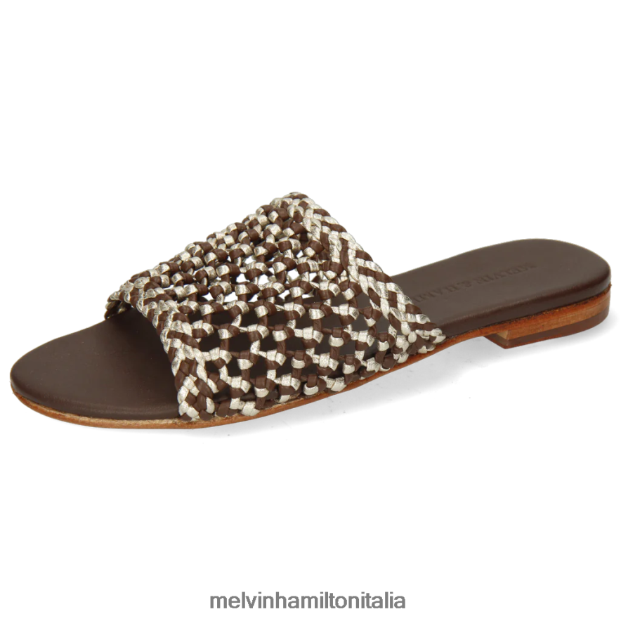 esso Melvin & Hamilton donne Hanna 64 marrone muli L80P2P1716