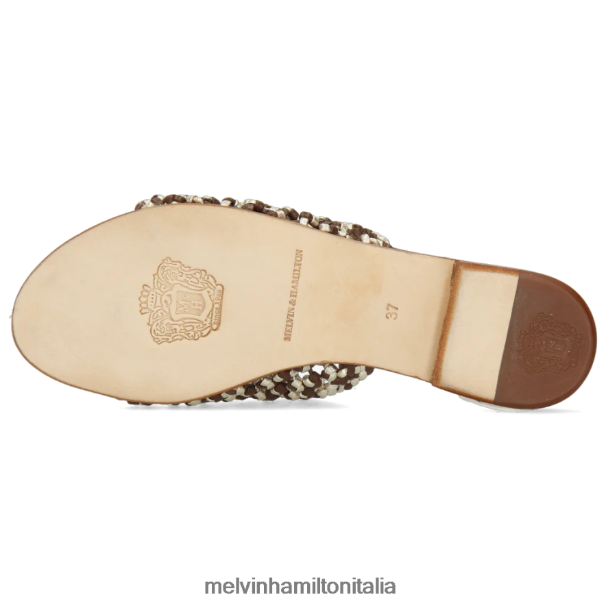 esso Melvin & Hamilton donne Hanna 64 marrone muli L80P2P1716