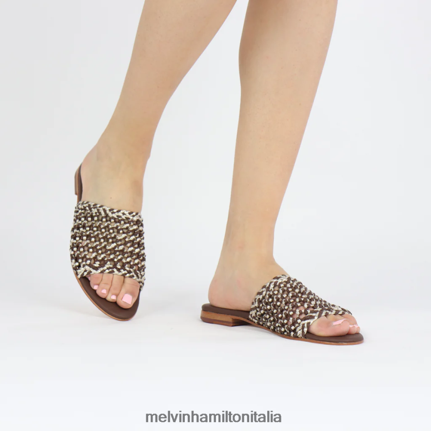 esso Melvin & Hamilton donne Hanna 64 marrone muli L80P2P1716