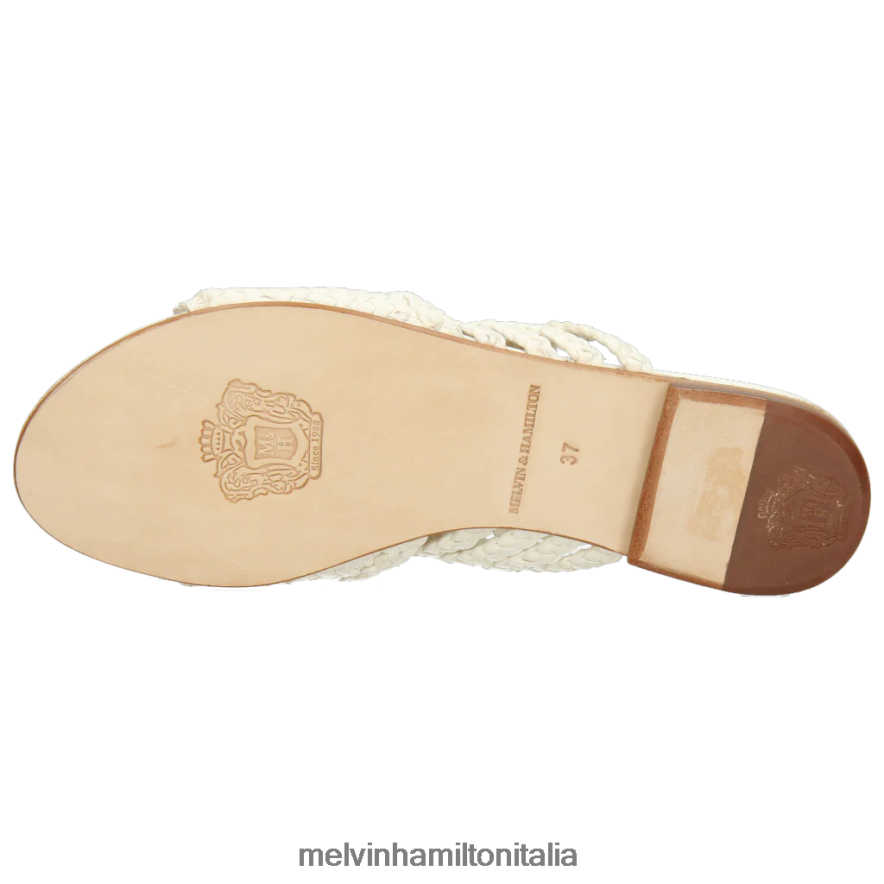 esso Melvin & Hamilton donne Hanna 77 bianco muli L80P2P1658