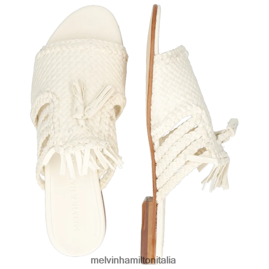 esso Melvin & Hamilton donne Hanna 77 bianco muli L80P2P1658
