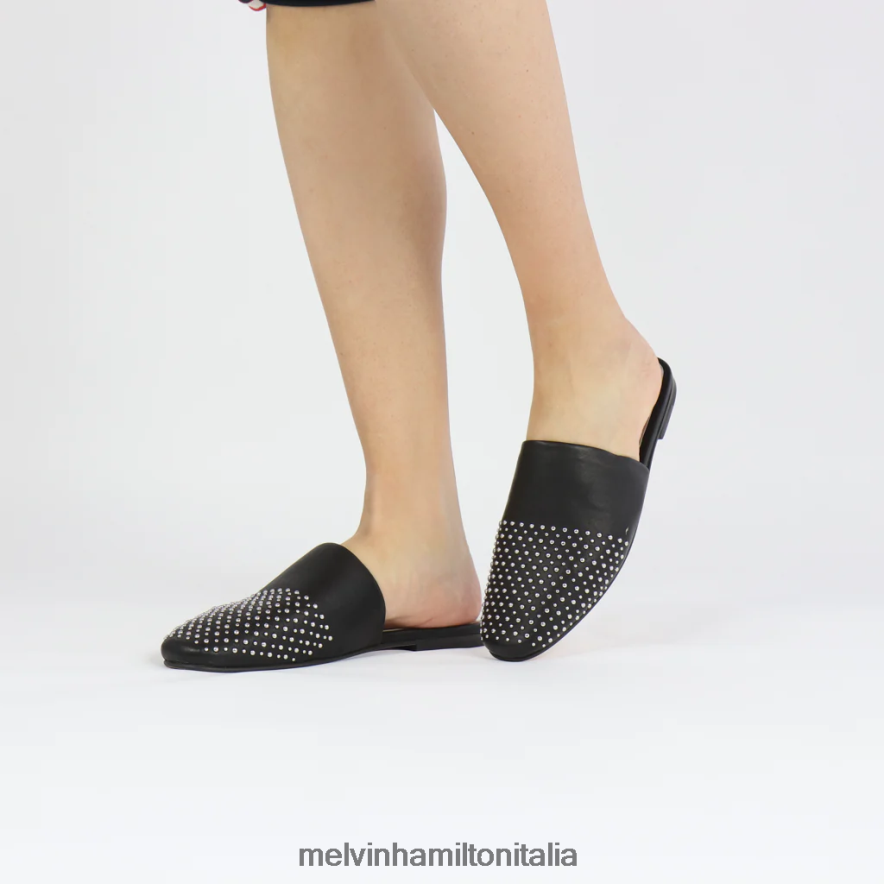 esso Melvin & Hamilton donne Mandy 3 nero muli L80P2P1668