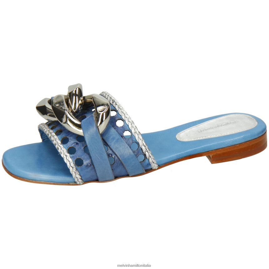 esso Melvin & Hamilton donne Nikita 33 blu muli DLT2BB1537