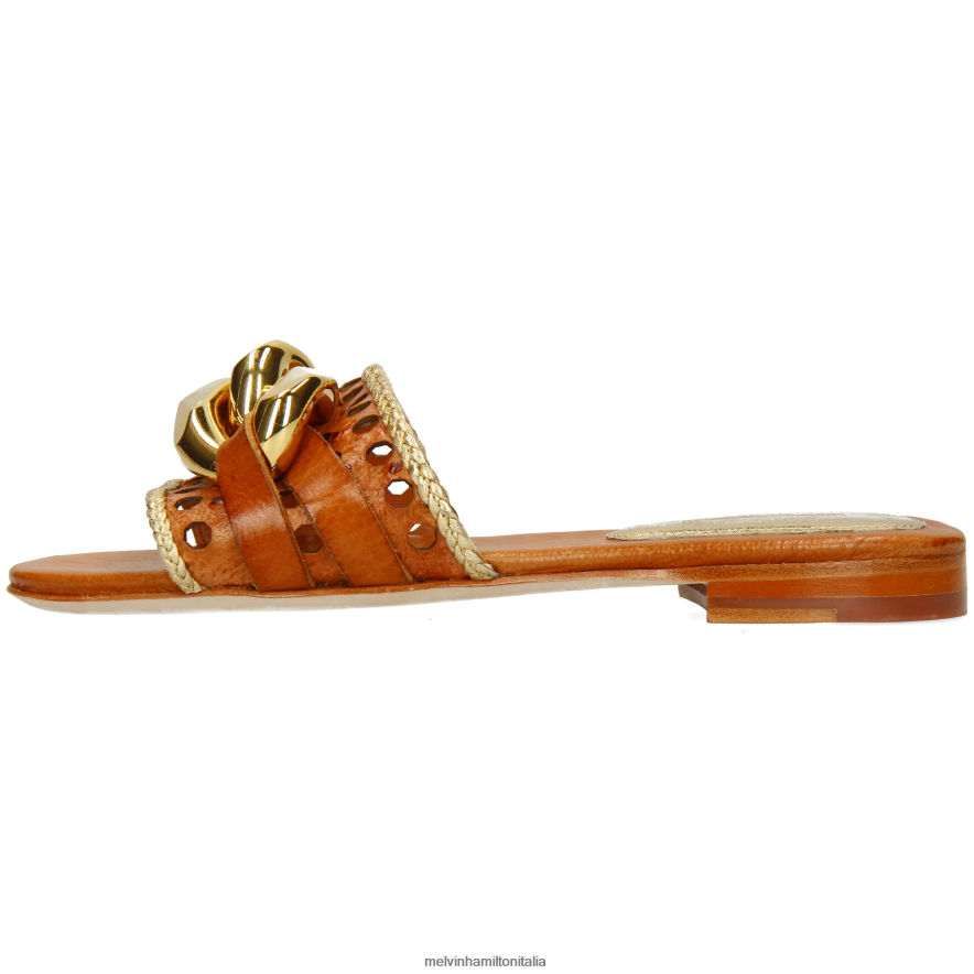 esso Melvin & Hamilton donne Nikita 33 marrone muli L80P2P1535