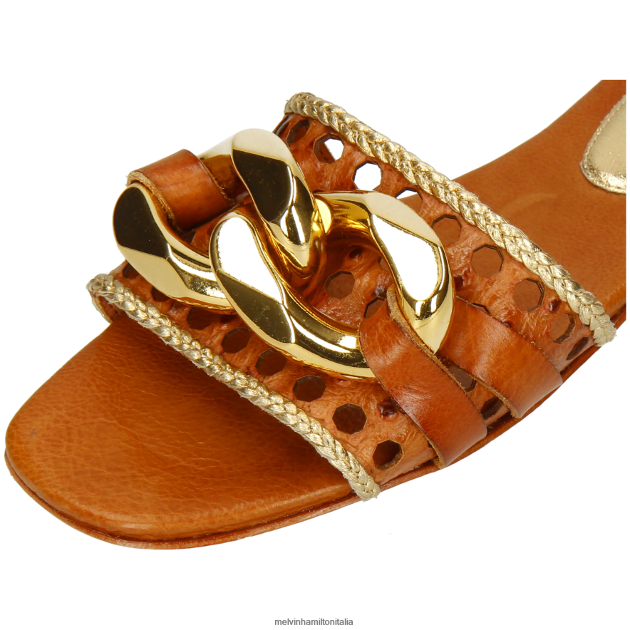 esso Melvin & Hamilton donne Nikita 33 marrone muli L80P2P1535