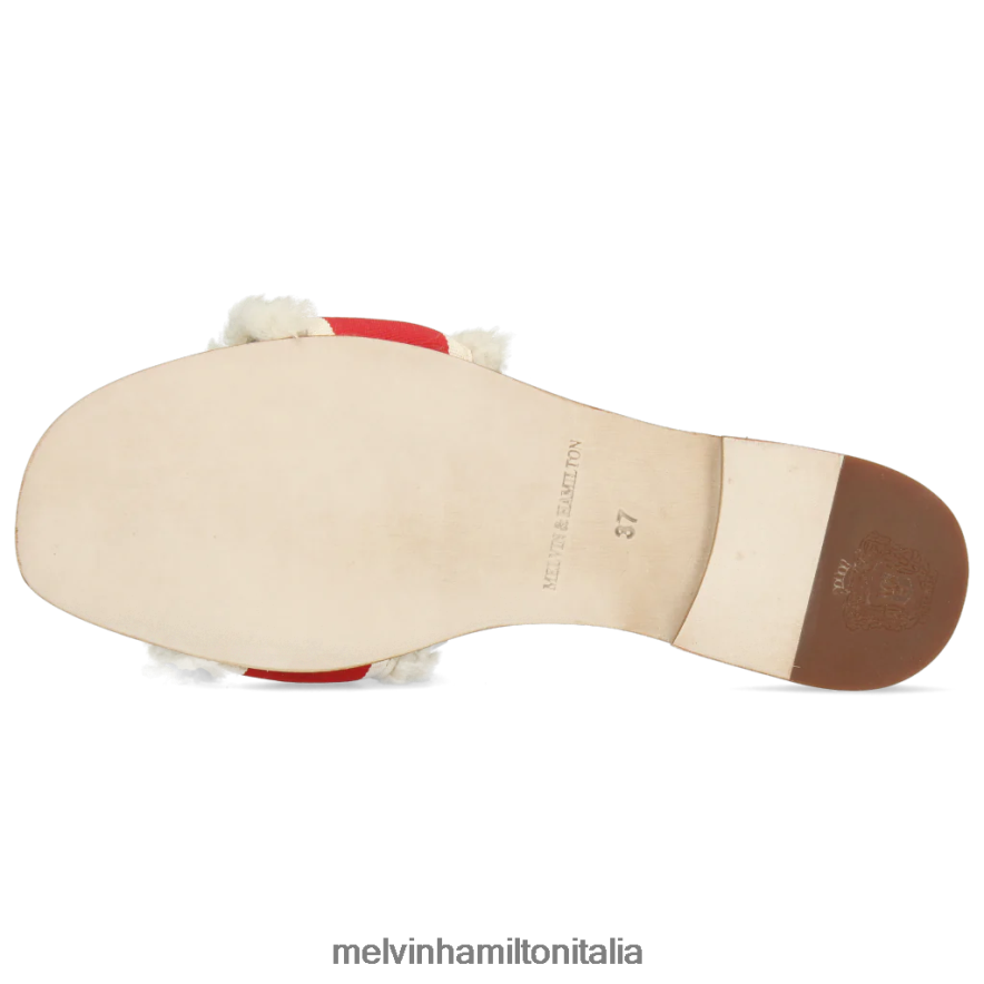 esso Melvin & Hamilton donne Nikita 4 rosso muli L80P2P1740