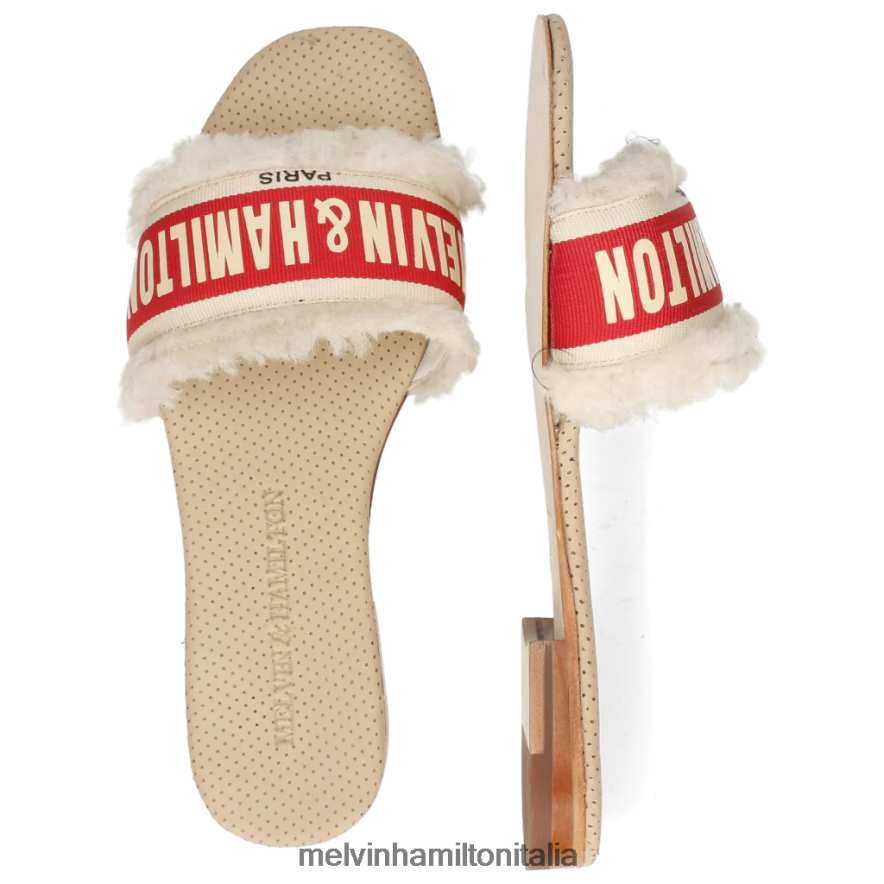 esso Melvin & Hamilton donne Nikita 4 rosso muli L80P2P1740